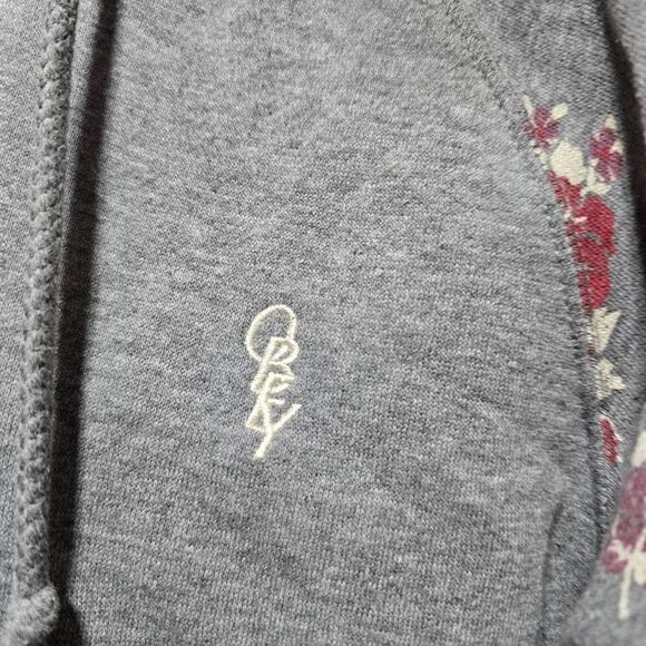 5/$25 Obey Propoganda Grey Floral Hoodie - Picture 3 of 7